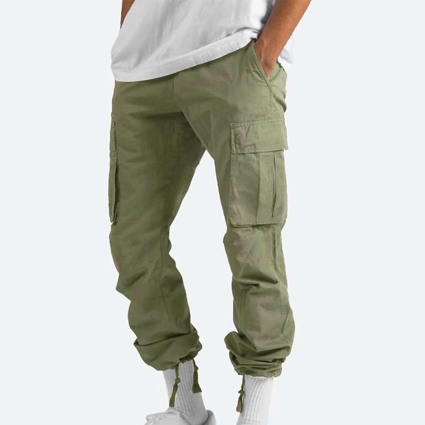 Cargo Sweatpants Black Joggers for Men Mens Sweatpants Open Bottom Casual Pants for Men Mens Jogger Sweatpants Men's Joggers Mens Cargo Sweatpants