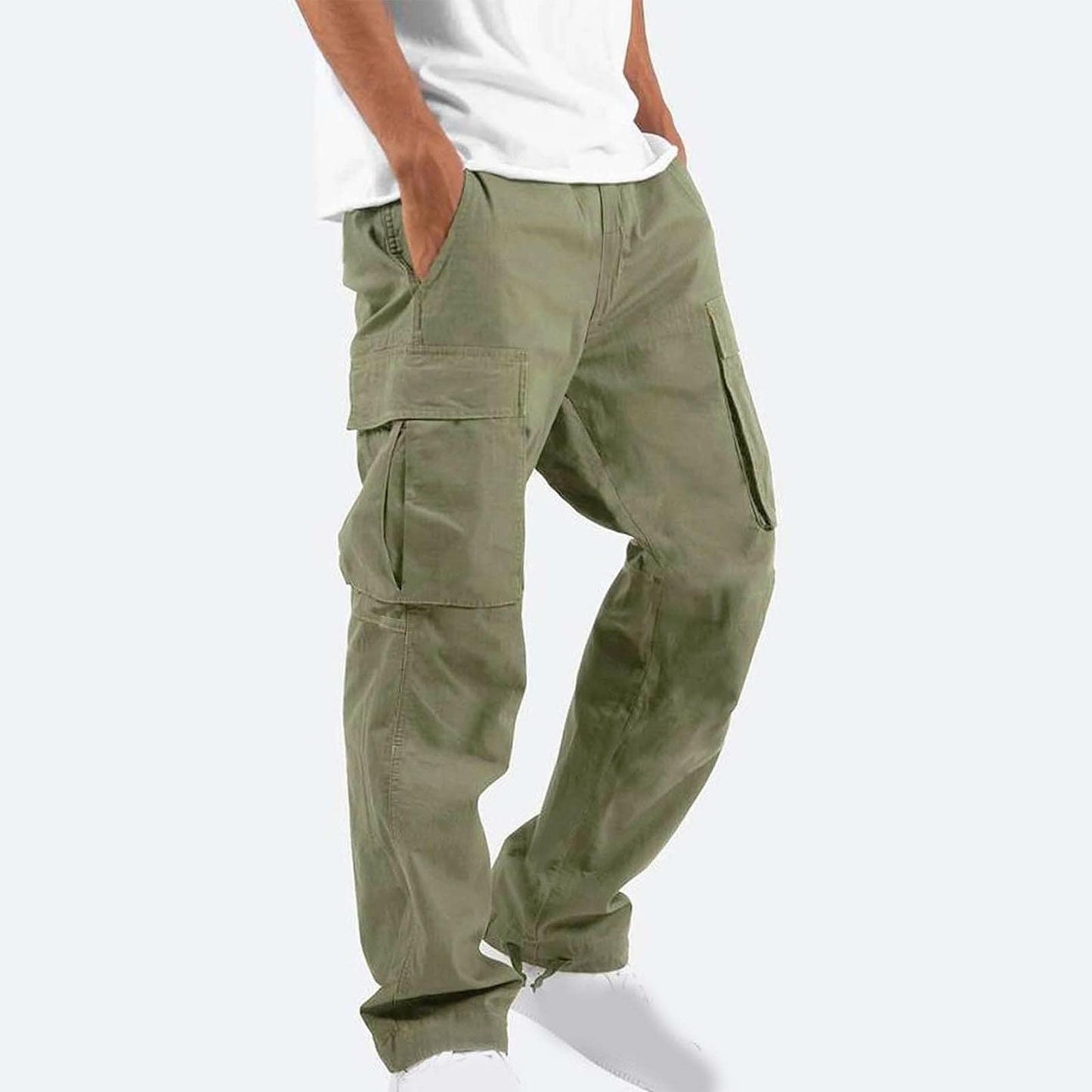 Cargo Sweatpants Black Joggers for Men Mens Sweatpants Open Bottom Casual Pants for Men Mens Jogger Sweatpants Men's Joggers Mens Cargo Sweatpants