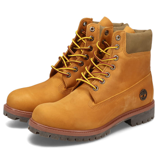 Timberland Men's 6" Premium Waterproof Boot, Wheat Full Grain, 7