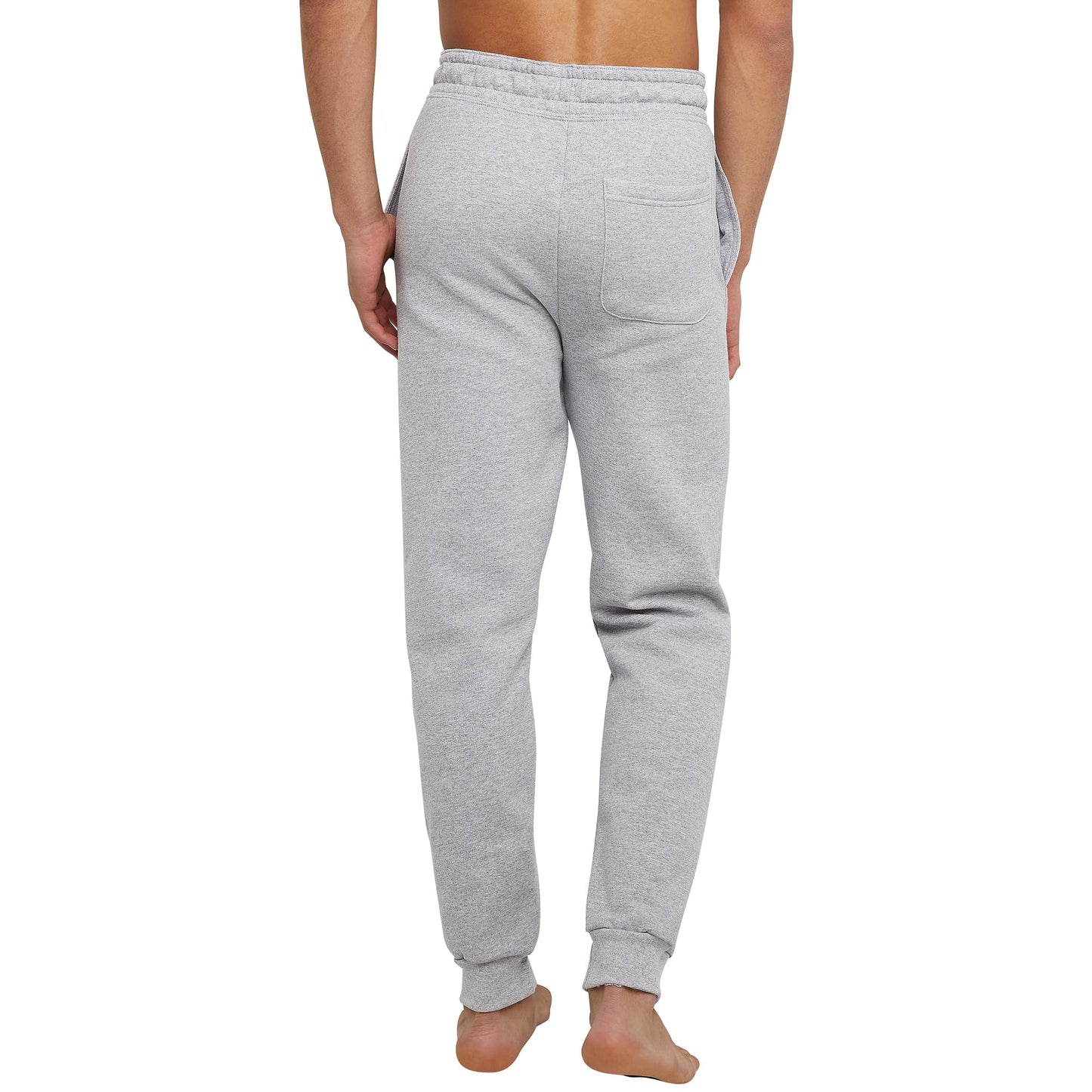 Hanes Mens Ecosmart Jogger Sweatpants, Midweight Fleece Lounge Pants, 30.5", Charcoal Heather, Medium US